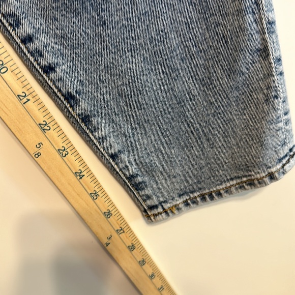 H&M Denim Mom Jeans Button Fly NWT SZ 4 - Picture 10 of 13